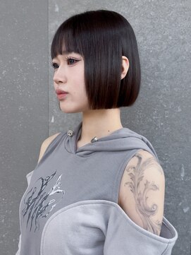 ロンド 表参道店(Lond) くびれヘア/アプリコットオレンジ/ボブ/髪質改善/縮毛矯正