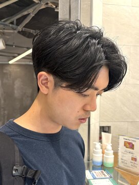 ピークアブー 原宿ハラカド(PEEK-A-BOO) メンズセンターパートショートカット毛流れ原宿