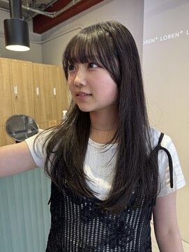ローレンジウ(LOREN JU) くびれヘア/学割U24/レイヤーカット/オージュア/ダブルカラー