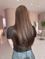 オン キャナルシティ博多前店(on)&nbsp;【竹内哉汰】大人女性艶髪セミロング/チョコレートブラウン/20代