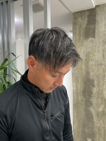 メンズサロン キング 心斎橋店(Men’s salon K!ng) ホワイトメッシュ/ツイスト/ツイスパ/パーマ/メンズ/眉毛/心斎橋