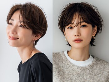 ロアール 楠(LOAOL KUSUNOKI)の写真/ショートスタイルは経験豊富なスタイリストにお任せください♪お客様の髪のお悩みに寄り添った施術で人気☆