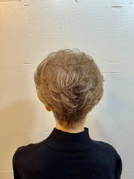 リエヌ 大井町 青物横丁(Re N) 大人上品艶髪ショート×髪質改善ブラウンカラー☆40代50代60代