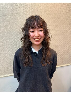 オルセン(OLSEN) 外国人風パーマ/ロング/ロングパーマ/顔まわりレイヤー