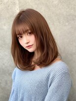 ユアーズヘア 神楽坂はなれ店(youres hair)&nbsp;レイヤーカット　くびれレイヤー　ボブ　丸みショート　前髪