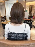 20代30代40代ミニボブショコラアッシュ透明感小顔ブリーチなし