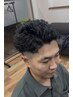 【メンズ限定】カット+パーマ OPEN記念 ¥13,000→¥11,000