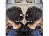 【男性限定1番人気】メンズカット+ツイスト、スパイラル、波巻き￥13950