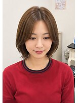 ヘアアトリエ ナイン 岡部店(hair atelier nine) ダークパープル/ナチュラルショート/夏のヘアアレンジ/福島市