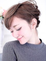 ショートヘアアレンジ