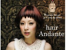 ヘアー アンダンテ(hair Andante)の雰囲気（お店のヘアースタイルはすべて店内で撮影してます♪）