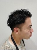 ハードパーマ×ツーブロック
