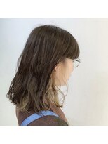 ネオリーブアイム 横浜西口店(Neolive aim)&nbsp;イヤリングカラー　グレージュ　デザインカラー☆【横浜】