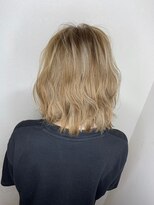 フロート 小阪店(float) ハニーイエロー_耳かけ,毛先パーマ,イメチェン