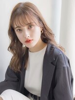 アリエッタ アザブ(ARIETTA AZABU)&nbsp;《オオタキマサシ》シースルー　ゆる巻き　ベージュスタイル