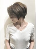 大人シルエット似合わせショート♪