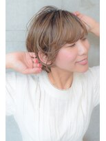 ヘアーアンドビューティストーリア 蒲田店(hair beauty STORIA)&nbsp;【STORIA蒲田店】透けバング　ふわふわショート20代30代40代