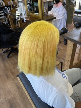 ルッカヘアガーデン バイ ラッシュゴールド(RUCCA HAIR GARDEN by LUSH GOLD) イエローカラー