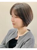 頭のかたちがが綺麗に見えるコンパクトショート@20代30代40代