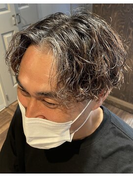 メンズココ 日本橋店(MENS COCO) 【ビジネスマン必見】センターパートパーマ『結婚相談所、婚活