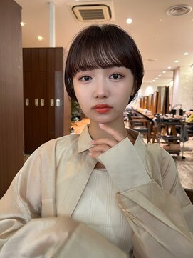 アンバー 池袋(amber) 切りっぱなしボブ/ダブルカラー/髪質改善[池袋駅]