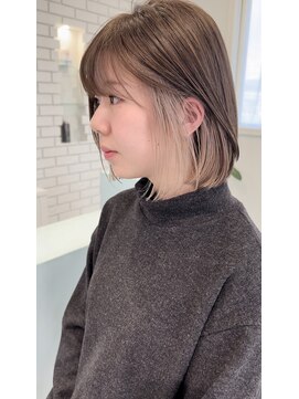 ダイアモンドリリー(Diamond Lily) インナーカラーにミルクティーベージュ