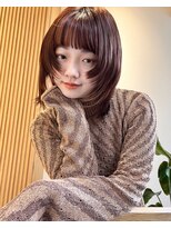 ロンドプロフィール 浦和(Lond profil)&nbsp;中川　前髪カット顔まわり似合わせ外ハネくびれレイヤーミディ