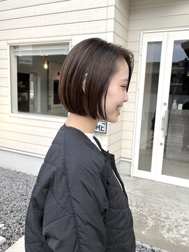 イロア(iroa) 前髪なし大人ボブ♪