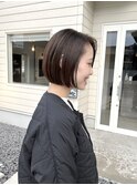 前髪なし大人ボブ♪