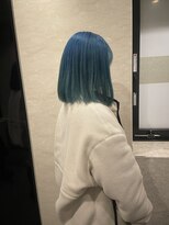 六本木美容室 西麻布店 ハイトーン◎ブルーカラー