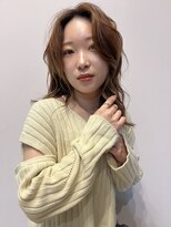 コルク バイ マグ 松本駅前(COLK by Mag)&nbsp;ゆるふわウェーブ♪10代20代成人式卒業式ハーフアップベージュ