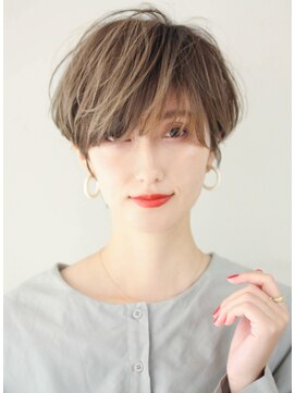 ルアン 大分駅店(ruen) ショートカット前髪長め30代40代50代大人ショート大分美容室ruen