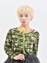 ロアー ヘアー ブリオ(RAWR hair Brio)&nbsp;【RAWR】大人ショートボブホワイトブロンド_美髪