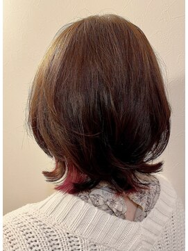 シープ(Sheep) ミディアムレイヤー×インナーカラー