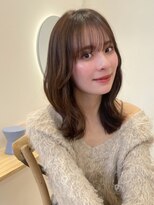 ハニー 町田(HONEY)&nbsp;ウエーブミディアム 似合わせカットレイヤー メルティーカラー