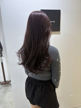 ルイス 宝塚(Luis) 髪質改善ラベンダーブラウンカラー