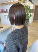 切りっぱなしボブ
