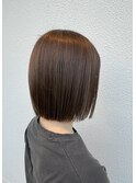 切りっぱなしボブ