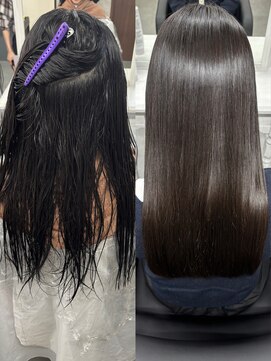 ウル バイ ドット(ulu by dot.) 【かがみ】髪質改善キュアエステ/縮毛矯正