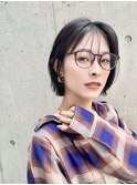 ボブ 20代30代40代ヘア 切りっぱなし 三ノ宮