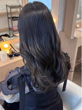 エレノア 渋谷公園通り店(Eleanor) 【中澤】透明感　艶巻き　ash blue