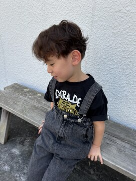 ヒントステーション フォーメンズ(HINTSTATION for Men's) 〈浅草 半個室〉キッズパーマ