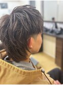 マレット×グレージュ