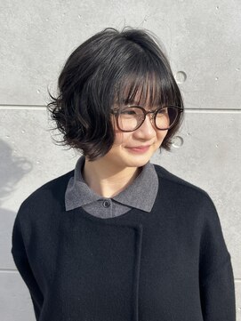 ボブ×パーマ×10代×20代