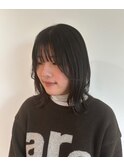 20代30代40代◎メディアムレイヤーカット×透明感カラー