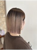 切りっぱなしボブ