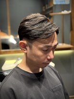 銀座 シノ 本店(shino)&nbsp;【理容室】メンズ　シチサン　刈り上げ　ニュアンスパーマ