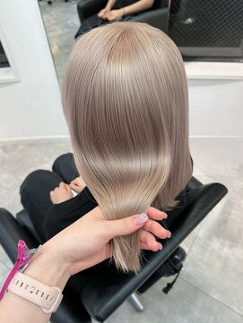 リンドトウキョウ ウメダ(LINDO TOKYO) ホワイトベージュ/ブリーチ2、3回～