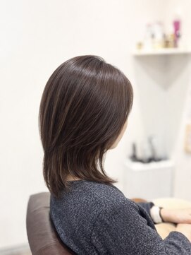 ヘアー グリーン(hair green) 白髪染め×髪質改善で叶うまとまり艶ミディ