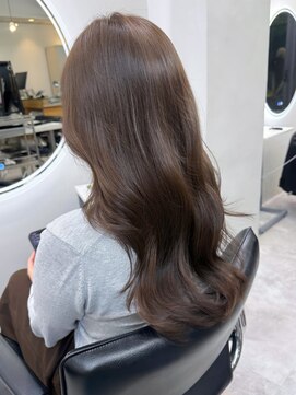 フラム 渋谷(flamme) ◯【ブリーチなし】透明感ブラウン